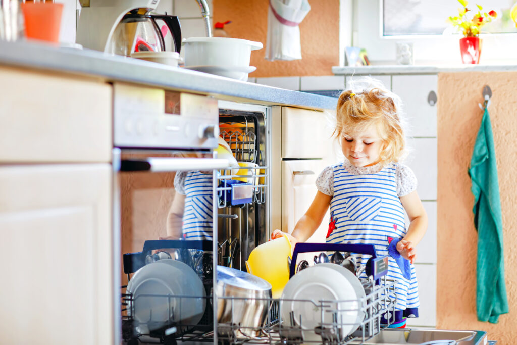 getting kids involved with chores